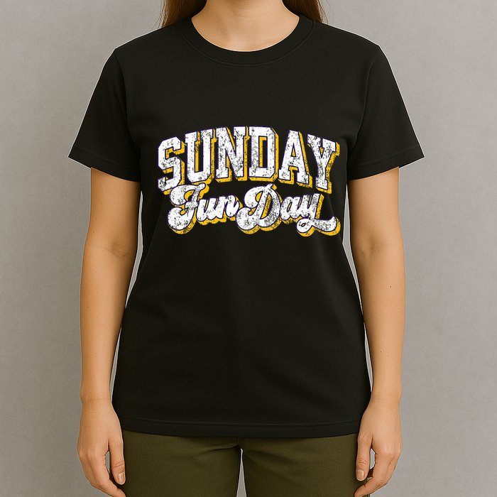 Vintage Sunday Funday Minnesota Football Retro Fun Day T-Shirt