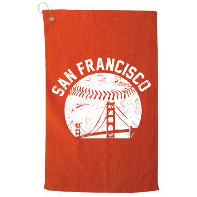 Vintage San Francisco Skyline SF Baseball Golf Towel