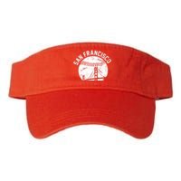 Vintage San Francisco Skyline SF Baseball Valucap Bio-Washed Visor