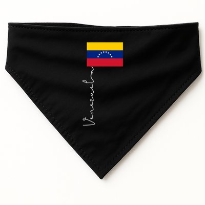 Venezuela Signature Flag Pole Patriotic Gift USA-Made Doggie Bandana