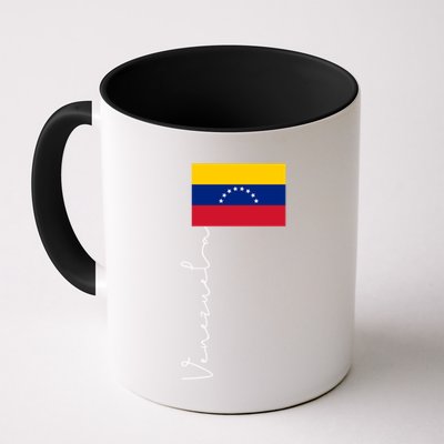 Venezuela Signature Flag Pole Patriotic Gift Mug