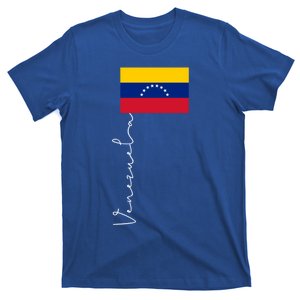 Venezuela Signature Flag Pole Patriotic Gift T-Shirt