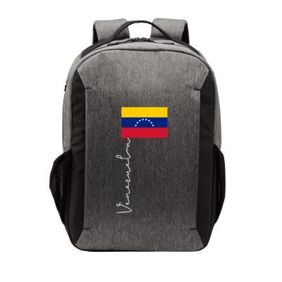 Venezuela Signature Flag Pole Patriotic Gift Vector Backpack