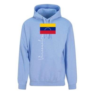 Venezuela Signature Flag Pole Patriotic Gift Unisex Surf Hoodie