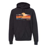 Vintage San Francisco California Beach Premium Hoodie