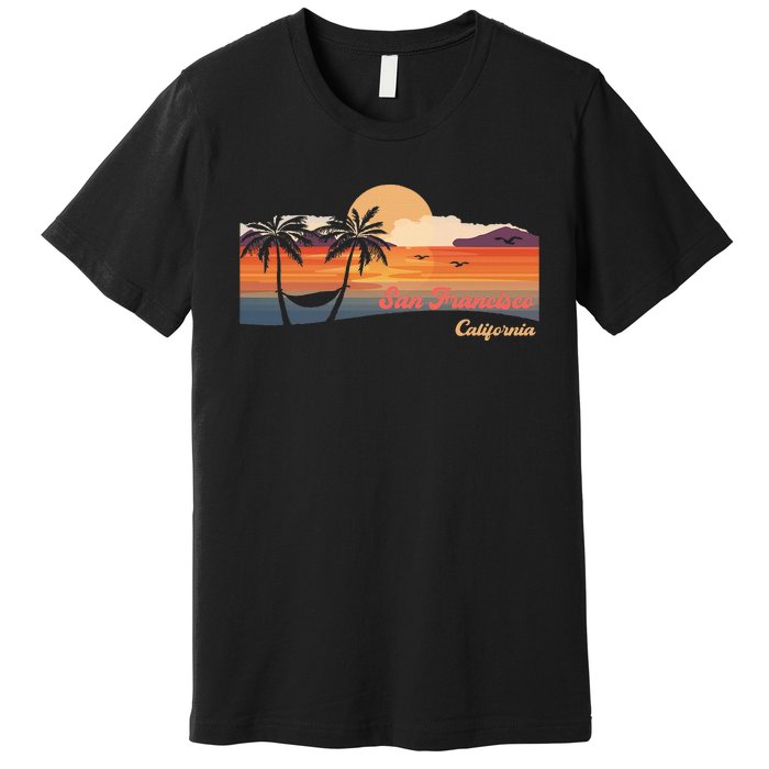 Vintage San Francisco California Beach Premium T-Shirt