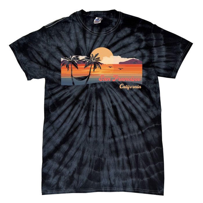 Vintage San Francisco California Beach Tie-Dye T-Shirt