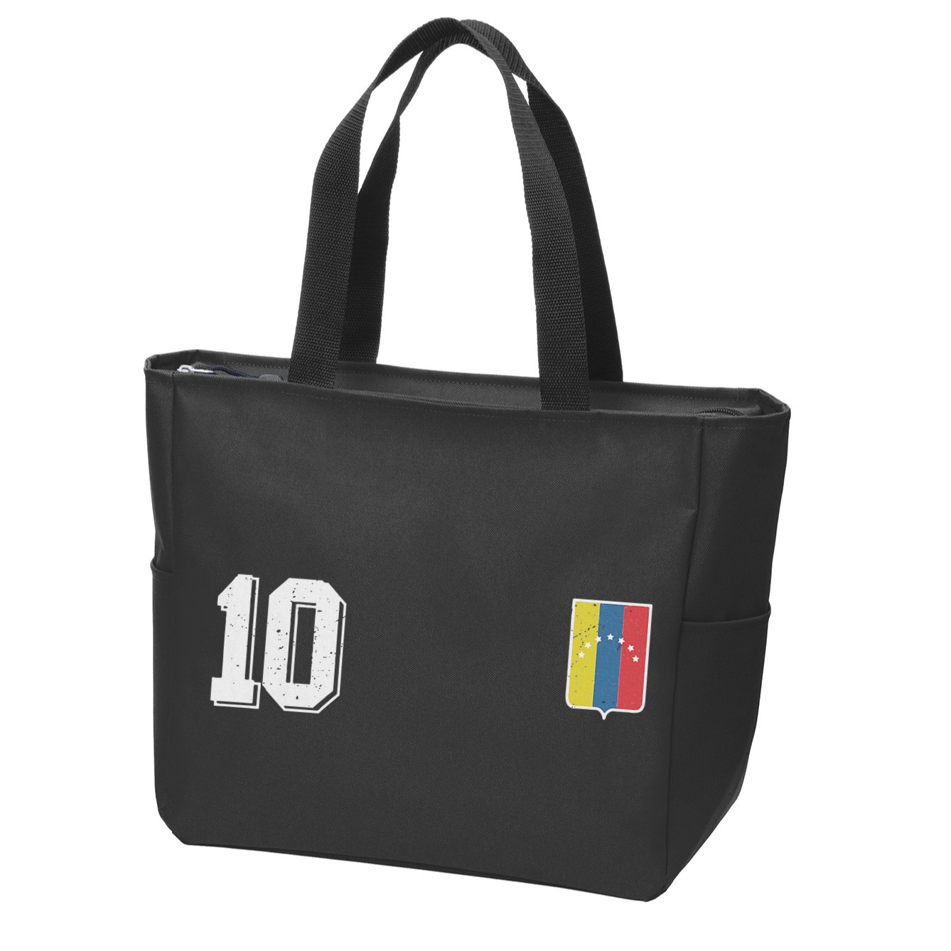 Venezuela Soccer Football Vinotinto Design Venezuelans Zip Tote Bag