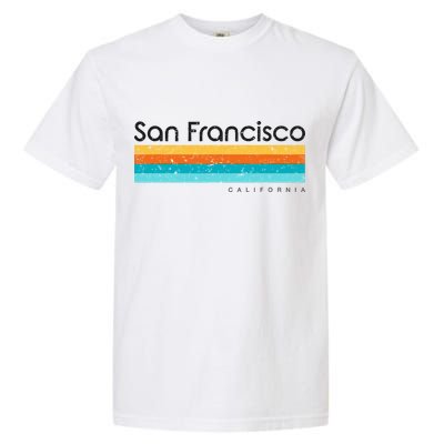 Vintage San Francisco California Ca Retro Garment-Dyed Heavyweight T-Shirt