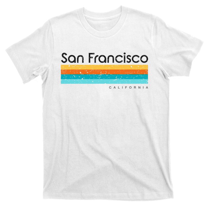 Vintage San Francisco California Ca Retro T-Shirt