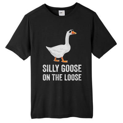 vintage Silly Goose On The Loose Funny Saying Tall Fusion ChromaSoft Performance T-Shirt