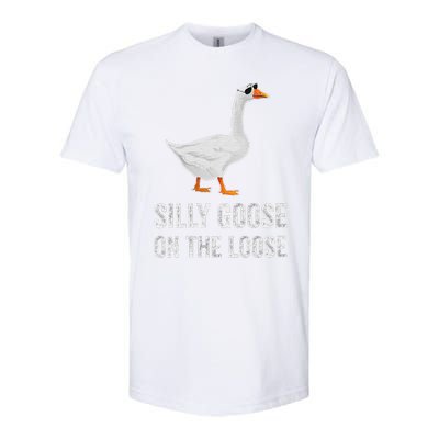 vintage Silly Goose On The Loose Funny Saying Softstyle CVC T-Shirt