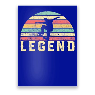 Vintage Skateboard Great Gift Skateboarding Gift And Poster