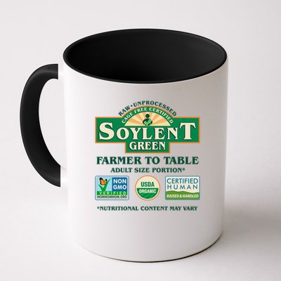 Vintage Soylent Green Farmer To Table Label Mug