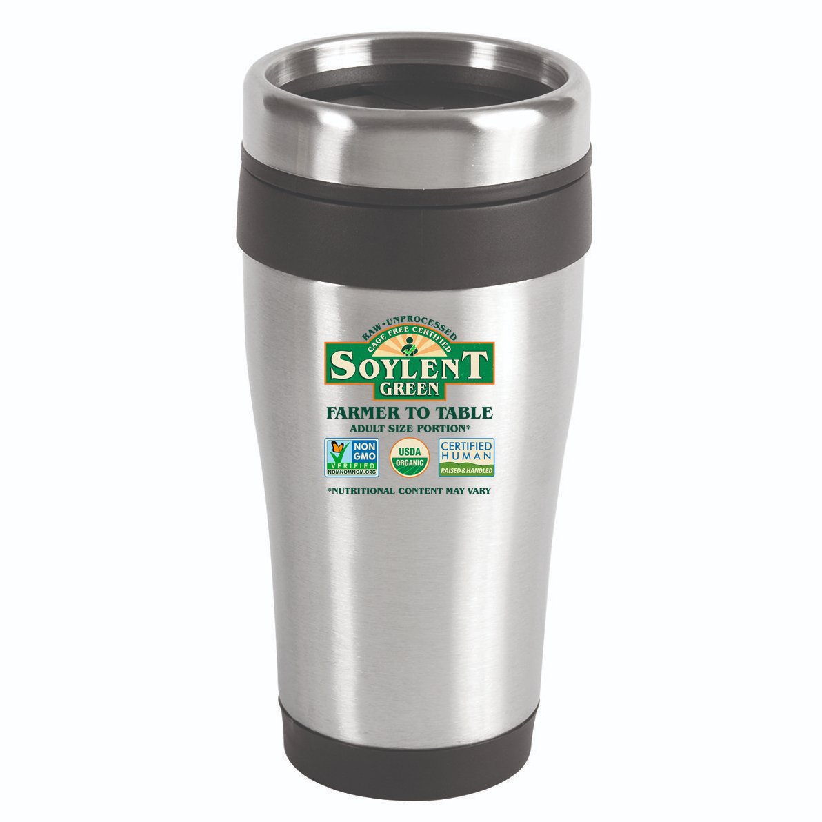 Vintage Soylent Green Farmer To Table Label 16oz Travel Tumbler