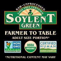 Vintage Soylent Green Farmer To Table Label Toddler T-Shirt