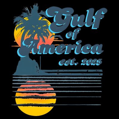 Vintage Style Gulf of USA America Beach Lovers Summer  T-Shirt