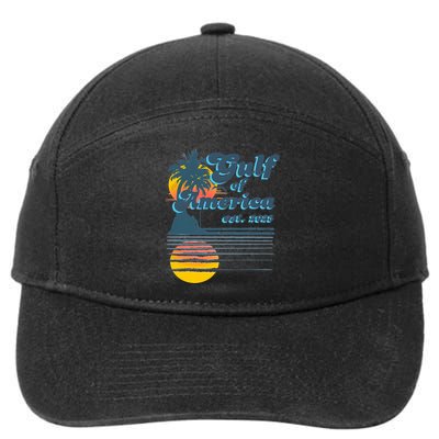 Vintage Style Gulf of USA America Beach Lovers Summer  7-Panel Snapback Hat