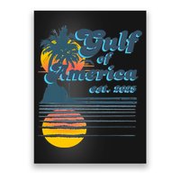 Vintage Style Gulf of USA America Beach Lovers Summer  Poster