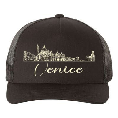 Venice Skyline Gift Yupoong Adult 5-Panel Trucker Hat