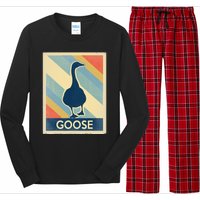 Vintage Style Goose Long Sleeve Pajama Set