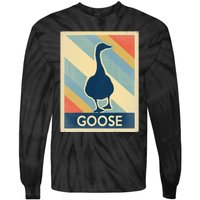 Vintage Style Goose Tie-Dye Long Sleeve Shirt