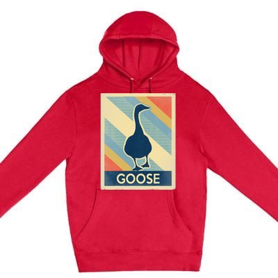 Vintage Style Goose Premium Pullover Hoodie