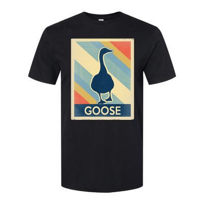 Vintage Style Goose Softstyle CVC T-Shirt