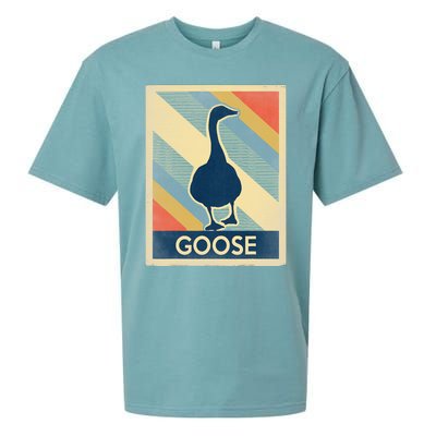 Vintage Style Goose Sueded Cloud Jersey T-Shirt