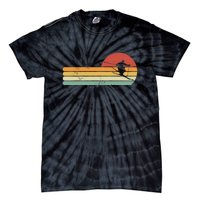 Vintage Skiing Gift For Skiers Skiing Lover Tie-Dye T-Shirt