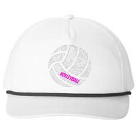 Volleyball Sayings Gift For Teen And Women Snapback Five-Panel Rope Hat