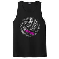 Volleyball Sayings Gift For Teen And Women PosiCharge Competitor Tank