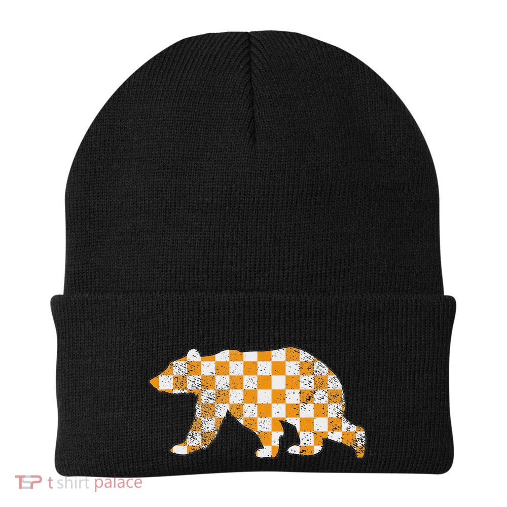 Volunr State Great Smoky Mountain Black Bear Tennessee Knit Cap Winter Beanie