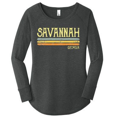 Vintage Savannah Georgia Ga Love Gift Souvenir Women's Perfect Tri Tunic Long Sleeve Shirt