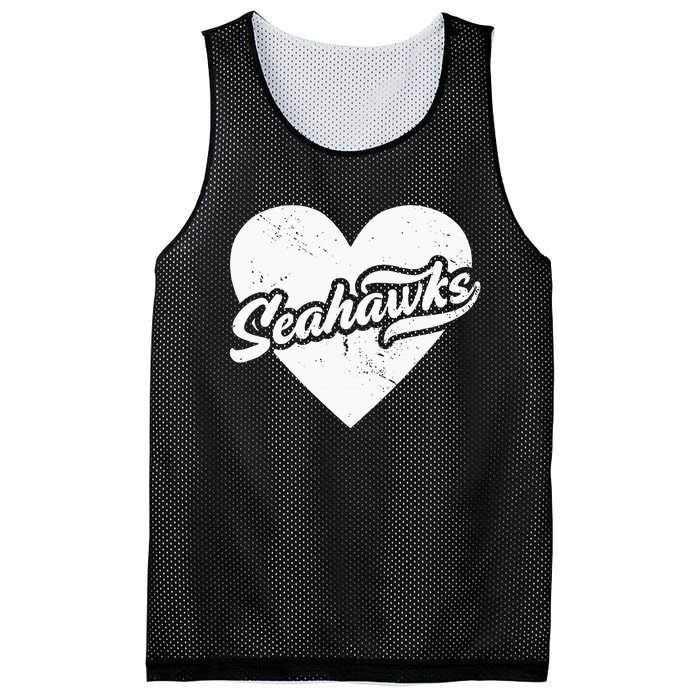 Vintage Seahawks High School Spirit Go Seahawks Love Mesh Reversible Basketball Jersey Tank