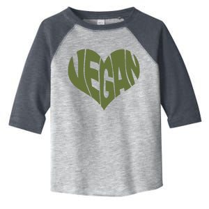 Vegan Saying Heart Shape Design Promote Plant Based Diet Toddler Fine Jersey T-Shirt