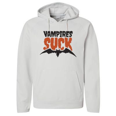 Vampire Suck Halloween Bat Performance Fleece Hoodie