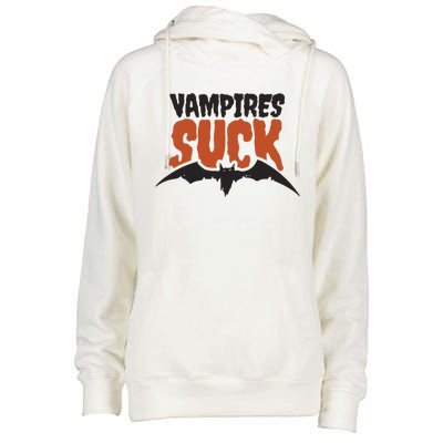 Vampire Suck Halloween Bat Womens Funnel Neck Pullover Hood