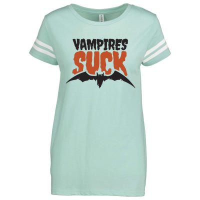 Vampire Suck Halloween Bat Enza Ladies Jersey Football T-Shirt