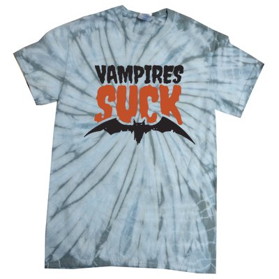 Vampire Suck Halloween Bat Tie-Dye T-Shirt