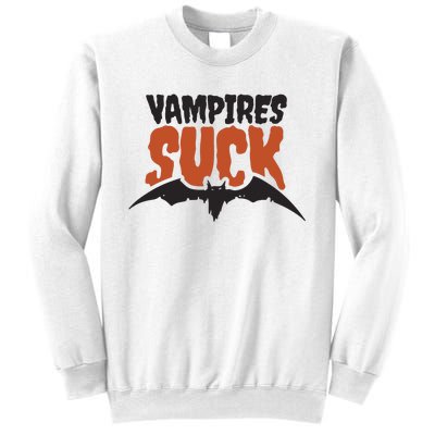 Vampire Suck Halloween Bat Sweatshirt