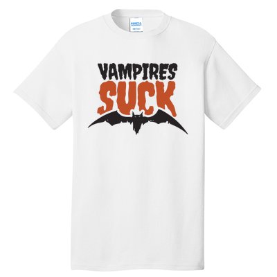 Vampire Suck Halloween Bat Tall T-Shirt