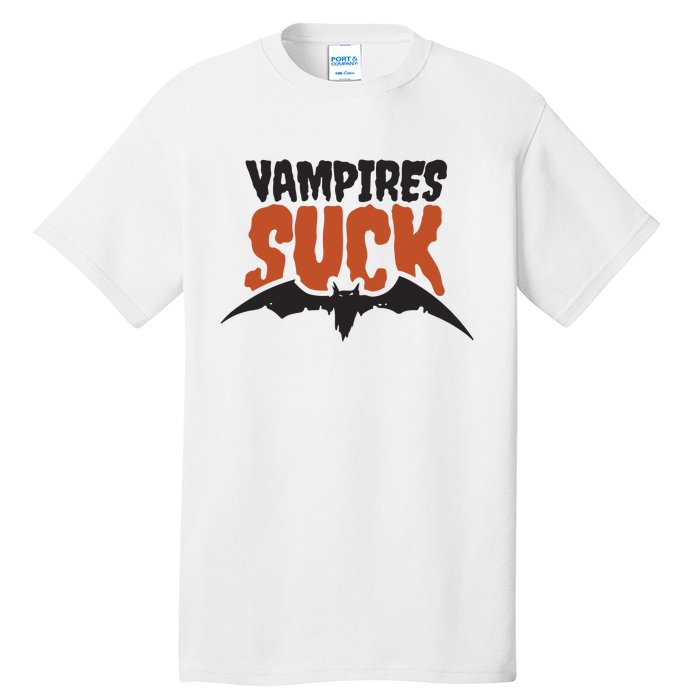 Vampire Suck Halloween Bat Tall T-Shirt