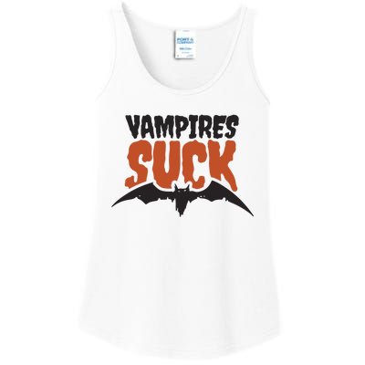 Vampire Suck Halloween Bat Ladies Essential Tank