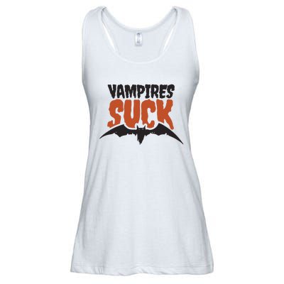 Vampire Suck Halloween Bat Ladies Essential Flowy Tank