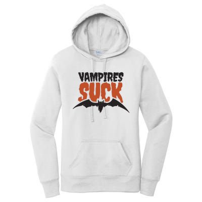 Vampire Suck Halloween Bat Women's Pullover Hoodie