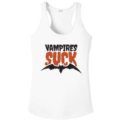 Vampire Suck Halloween Bat Ladies PosiCharge Competitor Racerback Tank