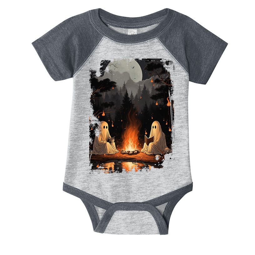Vintage Spooky Horror Ghost Book Infant Baby Jersey Bodysuit