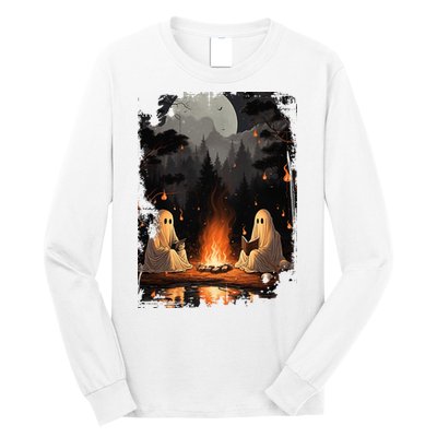 Vintage Spooky Horror Ghost Book Long Sleeve Shirt