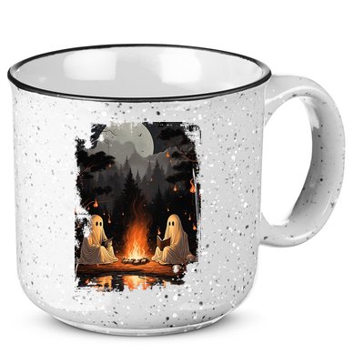 Vintage Spooky Horror Ghost Book 15oz Campfire Ceramic Mug